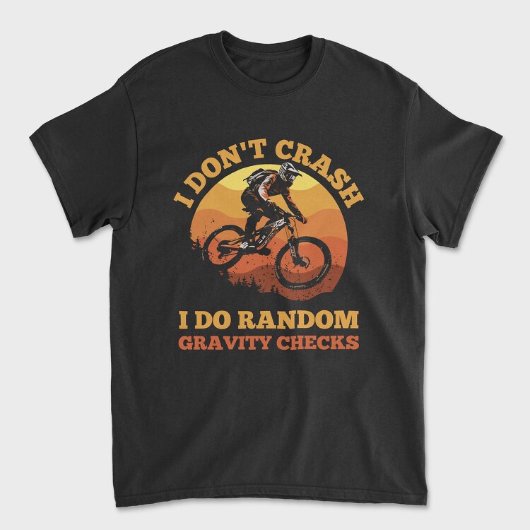 Random Gavity Checks, Tricou Barbati (Unisex)