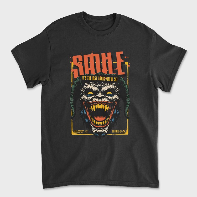 Trend Monster Face, Tricou Barbati (Unisex)