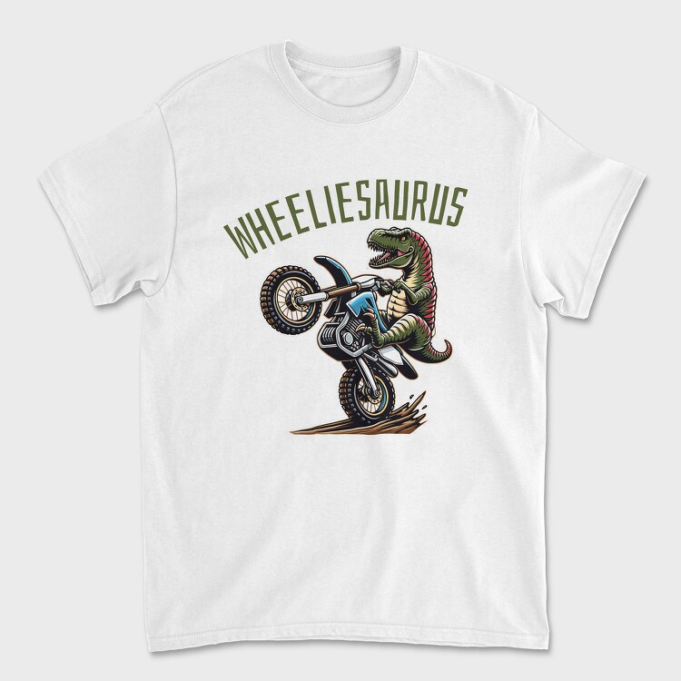 Wheeliesaurus, Tricou Barbati (Unisex)