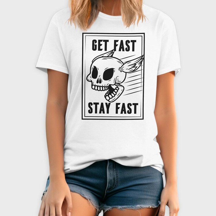 Fast Skull, Tricou Barbati (Unisex)
