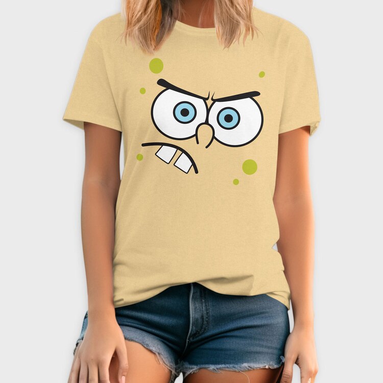SpongeBob Faces 19, Tricou Barbati (Unisex)