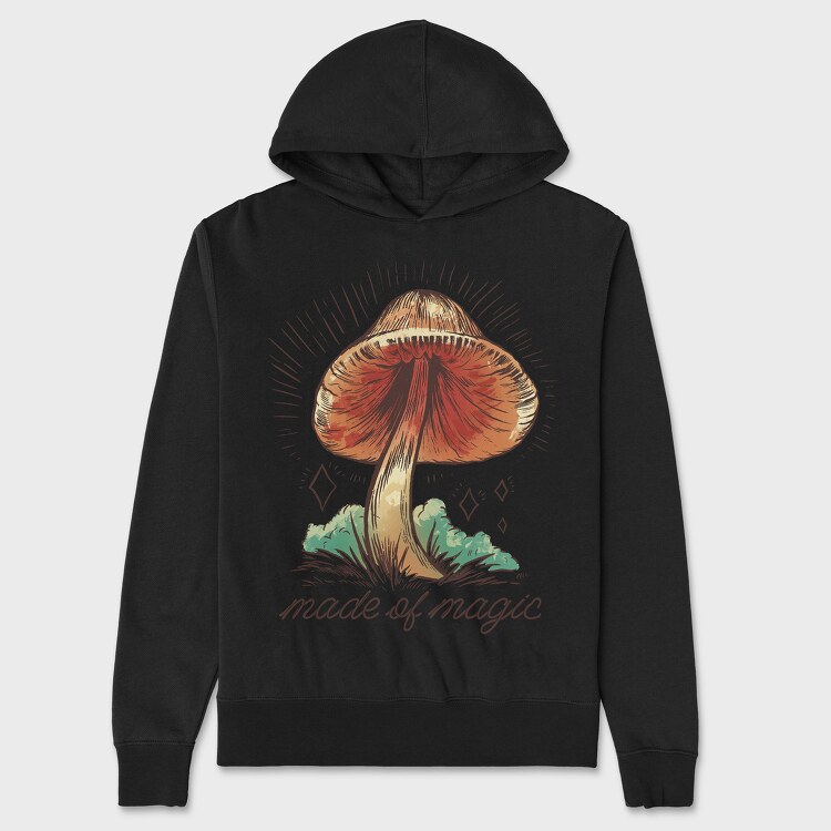 Mushroom Made of Magic, Hanorac Oversize Barbati (Unisex)