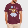 Bear on the Cloud, Tricou Barbati (Unisex)
