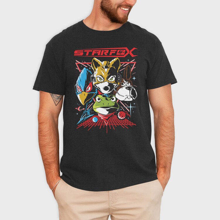 Star Fox, Tricou Barbati (Unisex)