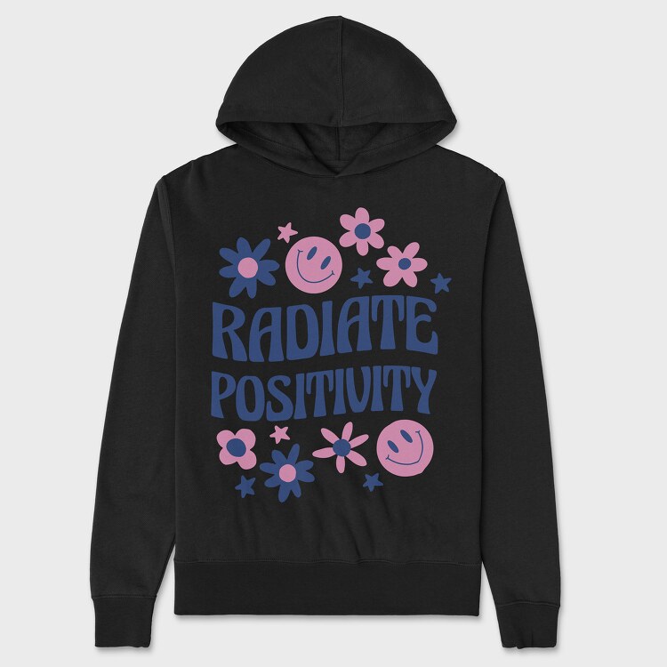 Radiate Positivity, Hanorac Oversize Barbati (Unisex)