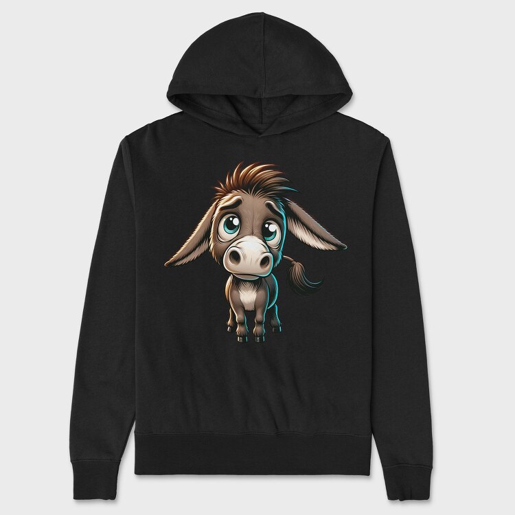 Sad Donkey, Hanorac Oversize Barbati (Unisex)