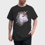 Unicorn Head Color, Tricou Barbati (Unisex)