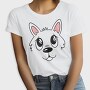Cute Puppy Face, Tricou Femei