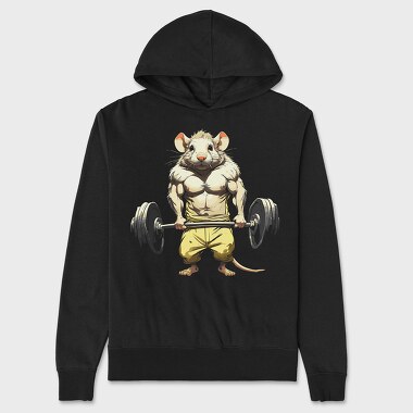 Rat Dead Lift, Hanorac Oversize Barbati (Unisex)