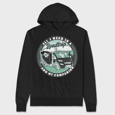 Roadtrip Companion, Hanorac Oversize Barbati (Unisex)