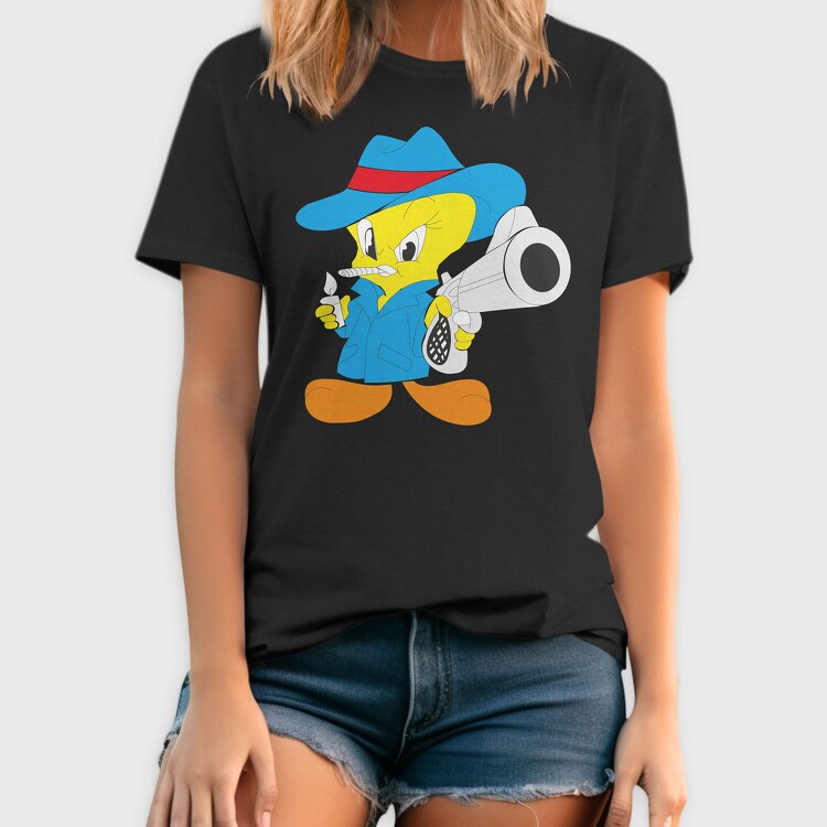 Cartoon Retro Tweety 3, Tricou Barbati (Unisex)