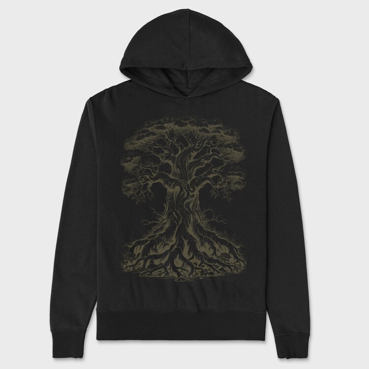 Old Tree, Hanorac Oversize Barbati (Unisex)