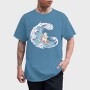 Cute Surfer Cat, Tricou Barbati (Unisex)