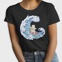 Cute Surfer Cat, Tricou Femei