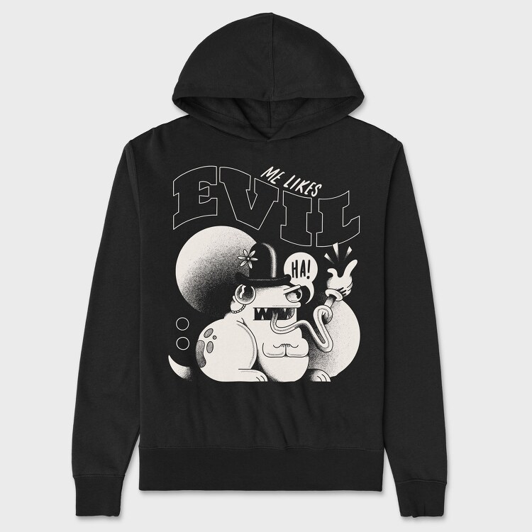 Retro Villains 01, Hanorac Oversize Barbati (Unisex)