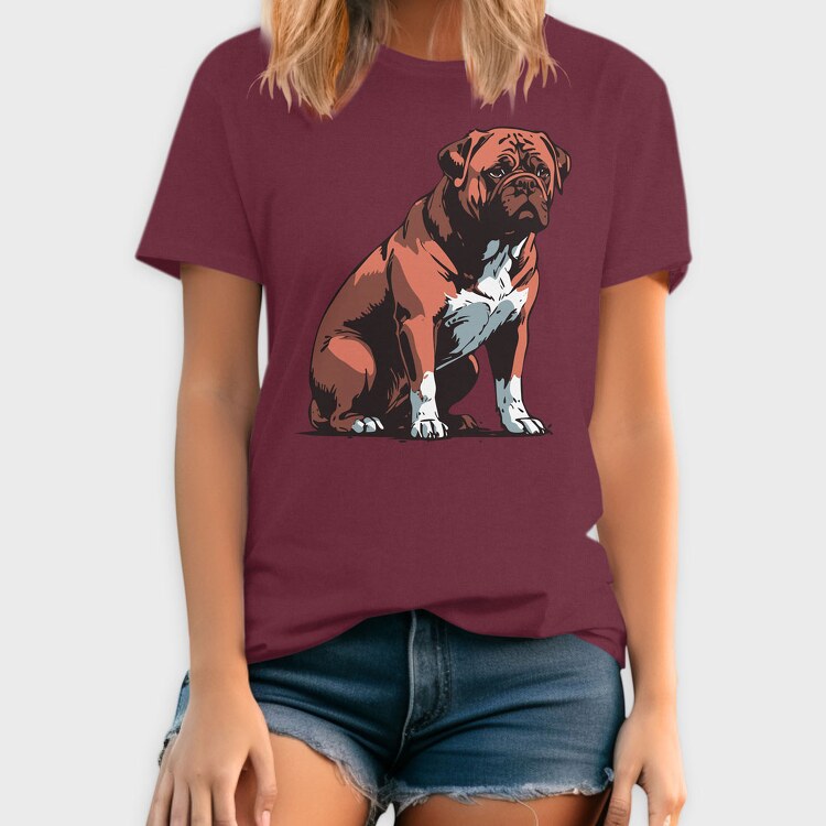 Bordeaux Mastiff, Tricou Barbati (Unisex)