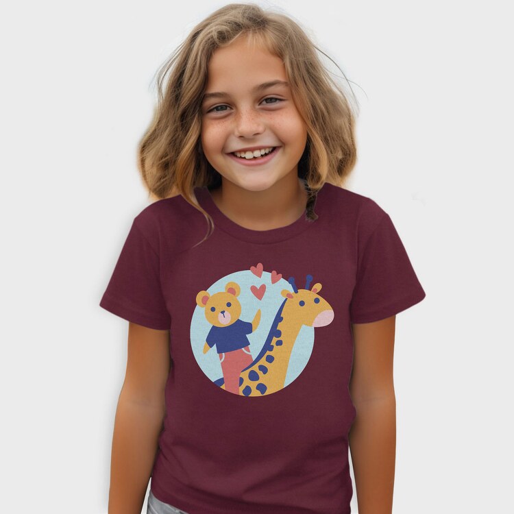 Animals Cartoon, Tricou Copii