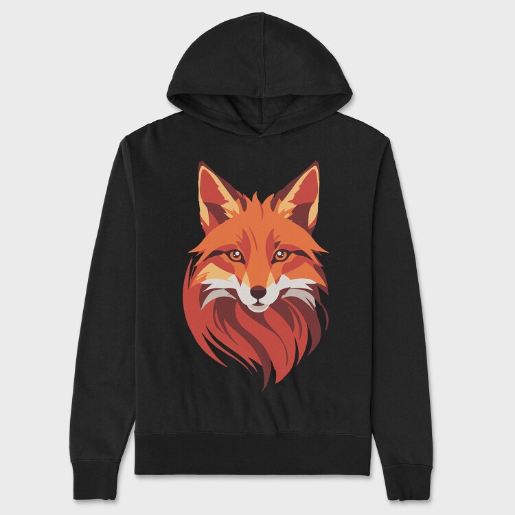 Poly Fox, Hanorac Oversize Barbati (Unisex)