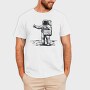 Astronaut Hitchhiking, Tricou Barbati (Unisex)