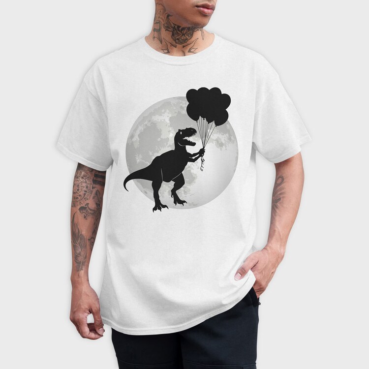 Trex Balloons, Tricou Barbati (Unisex)