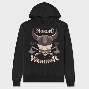 Nordic Warrior, Hanorac Oversize Barbati (Unisex)