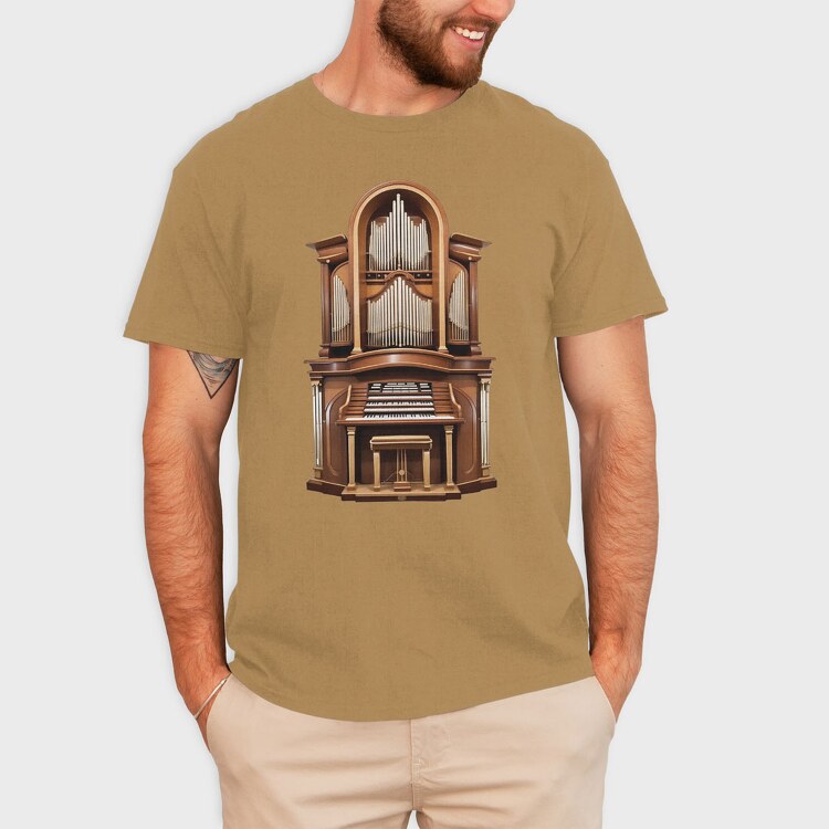 Church organ, Tricou Barbati (Unisex)