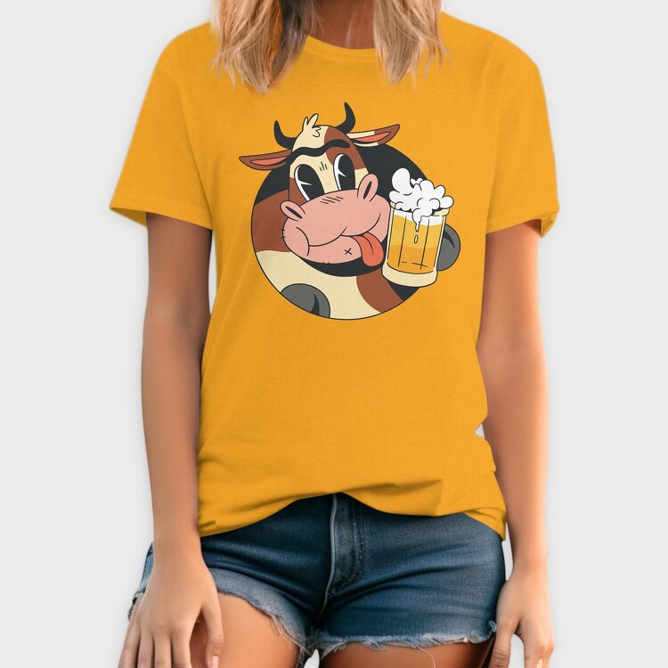 Cow Beer, Tricou Barbati (Unisex)