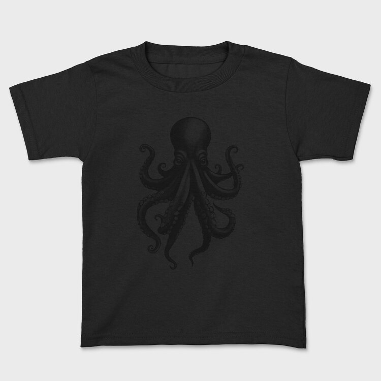 Octopus Monochrome, Tricou Copii