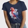 Magnificent Rosella Watercolor, Tricou Femei