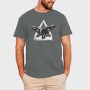 Crow Triangle, Tricou Barbati (Unisex)