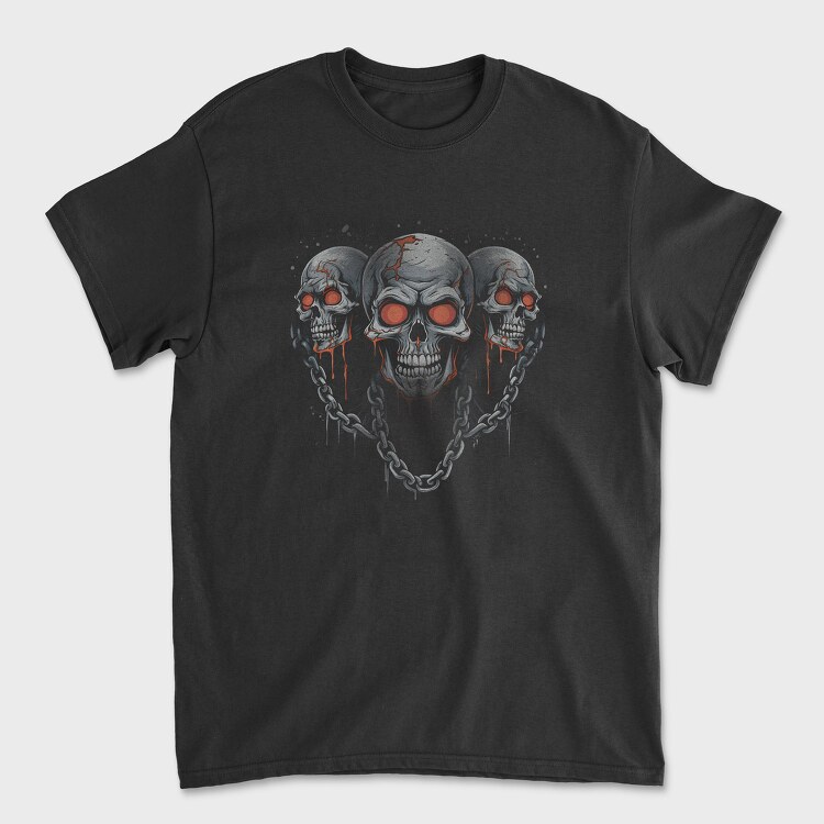 Skulls, Tricou Barbati (Unisex)