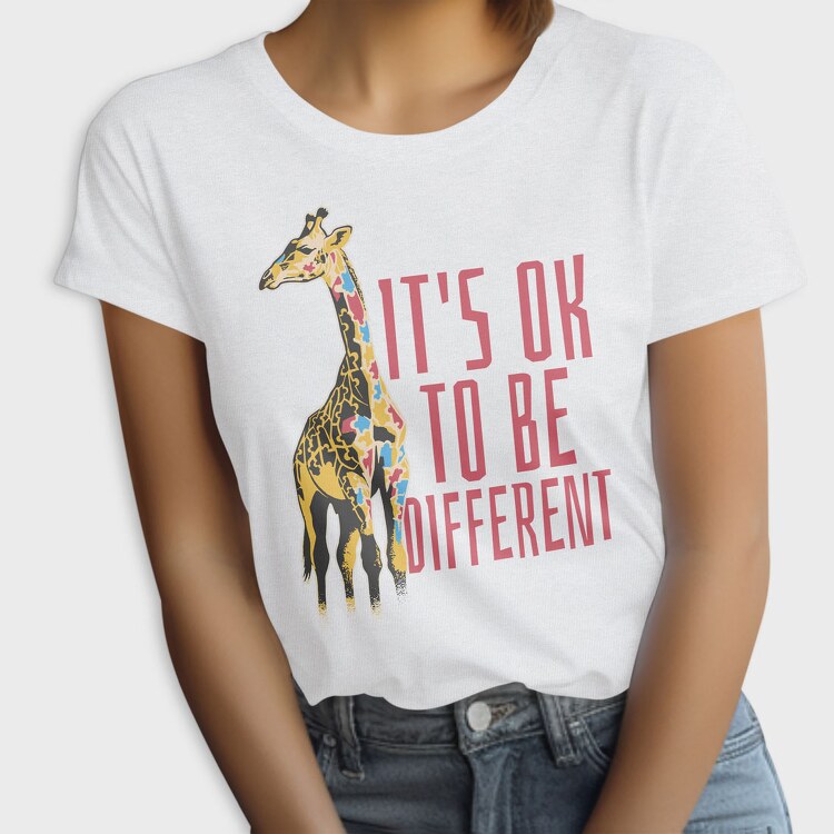 Giraffe Different, Tricou Femei