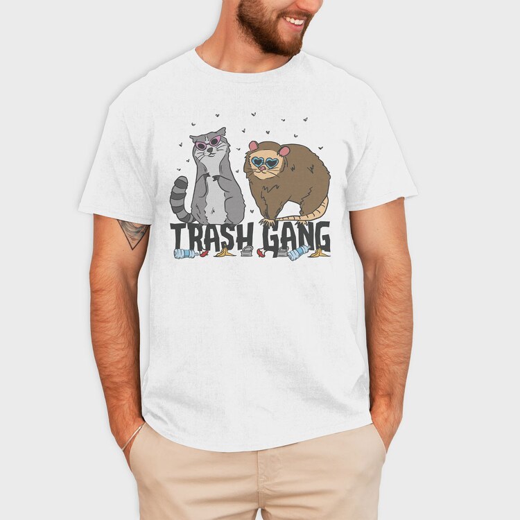 Racoon and Possum Trash Gang, Tricou Barbati (Unisex)