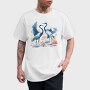 Dancing Cranes, Tricou Barbati (Unisex)