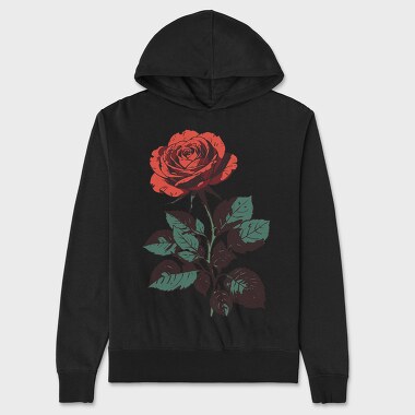 Rose Draw, Hanorac Oversize Barbati (Unisex)