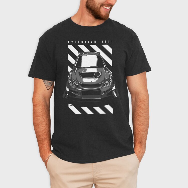 Evo 7, Tricou Barbati (Unisex)
