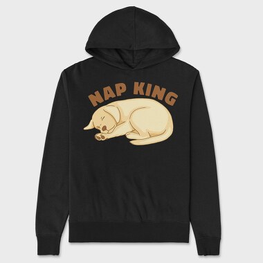 Nap King Labrador, Hanorac Oversize Barbati (Unisex)