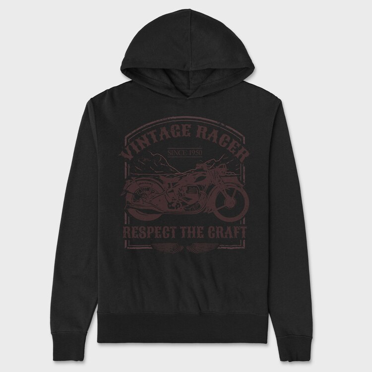 Vintage Racer, Hanorac Oversize Barbati (Unisex)