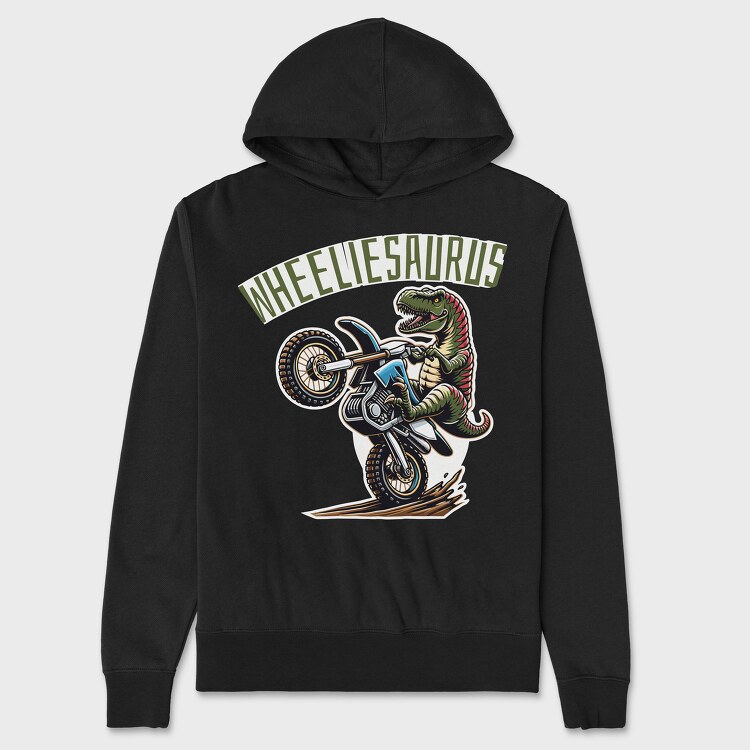 Wheeliesaurus, Hanorac Oversize Barbati (Unisex)