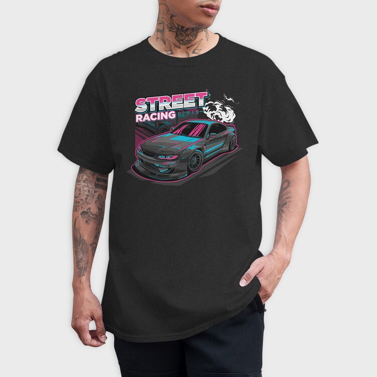 Street Racing, Tricou Barbati (Unisex)
