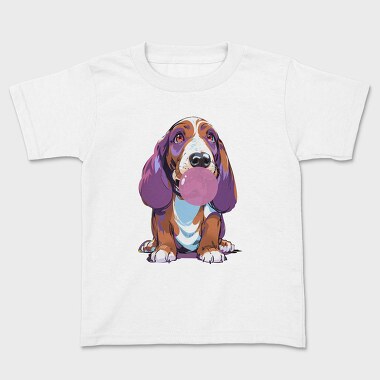 Bassethoundbubblegum, Tricou Copii