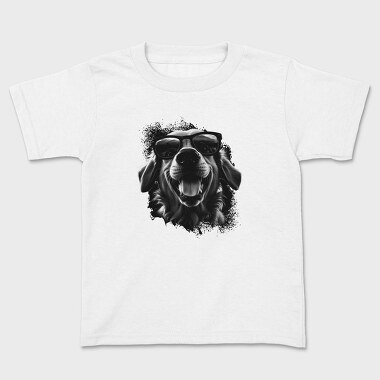 Black White Golden Retriever, Tricou Copii