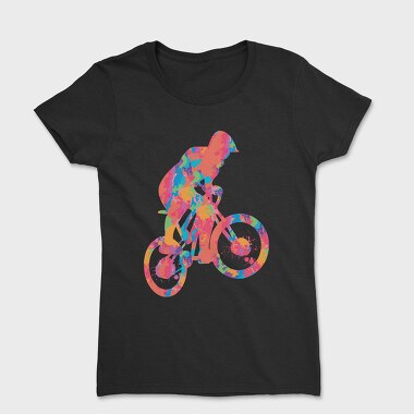 Colorful Cyclist, Tricou Femei