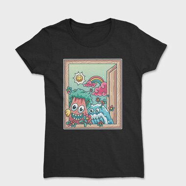 Cute Nature Window, Tricou Femei