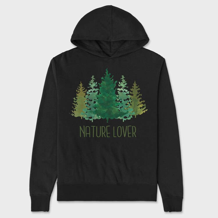 Nature Lover Pines, Hanorac Oversize Barbati (Unisex)