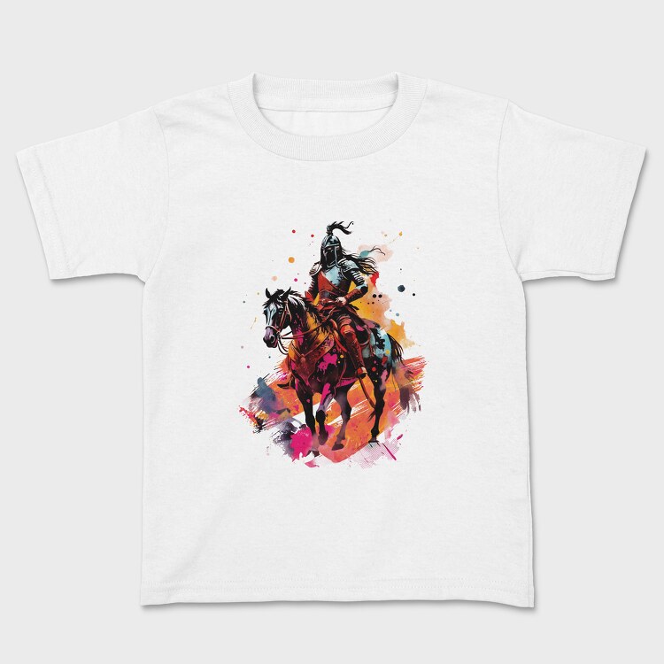 Ancient Warrior Watercolor, Tricou Copii