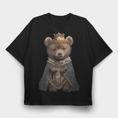 Royal Teddy, Tricou Oversize Barbati (Unisex)