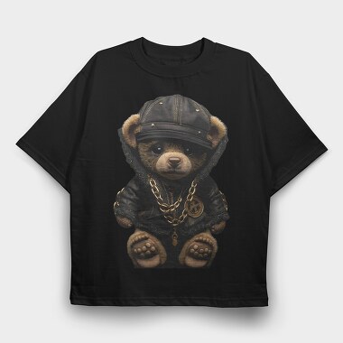 Teddy Cool, Tricou Oversize Barbati (Unisex)