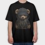 Teddy Bear Cool, Tricou Oversize Barbati (Unisex)