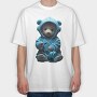 Cute Teddy Bear, Tricou Oversize Barbati (Unisex)
